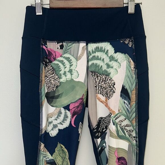 ATHLETA XS Tropical Oasis Contender 7/8 Tight Lagoon Teal - Picture 5 of 14